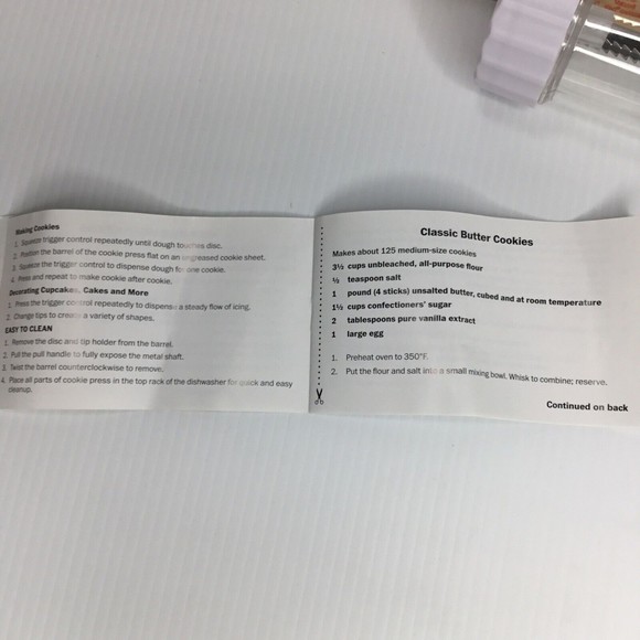 Cuisinart Kitchen Cuisinart 25 Piece Cookie Press Set Cupcakecake